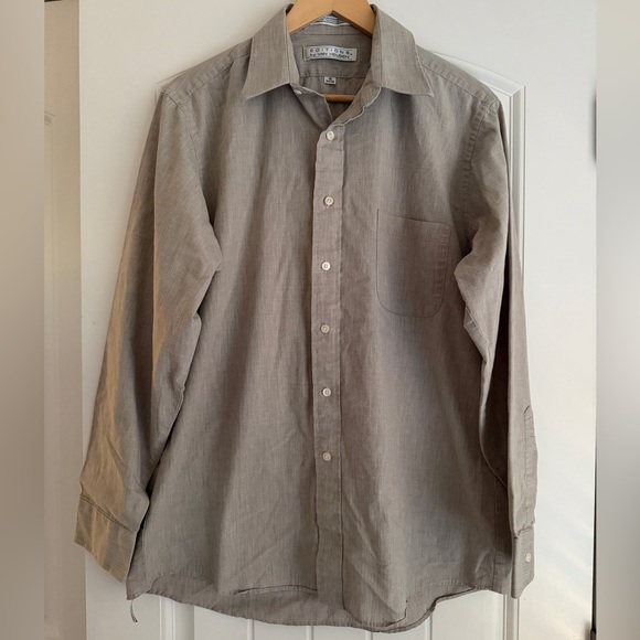 Van Heusen Other - Van Heusen Light Gray Casual Button-Down Shirt